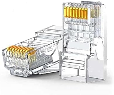 Alternative view of Tkz Cat5 Cat6 Rj45 COB8P Ethernet İnternet Modem Kablosu Soketi Network Tüm Cat5 Cat6 Uyumlu Soket (20)