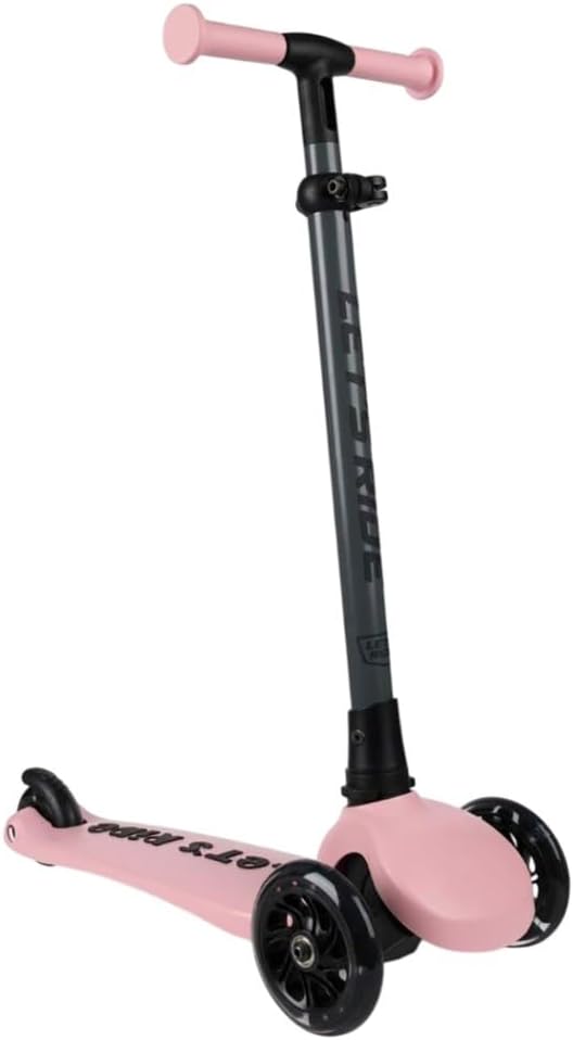 Let's Be Child Let's Ride 3 Tekerlekli Katlanabilir Işıklı Scooter Pembe