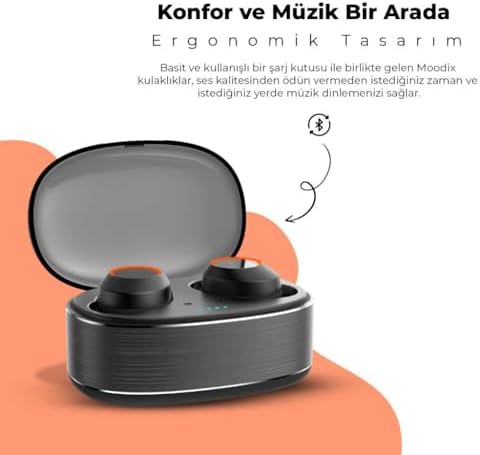 Alternative view of KI23K020 Kulak İçi Bluetooth Kulaklık, iOS ve Uyumlu, Siyah