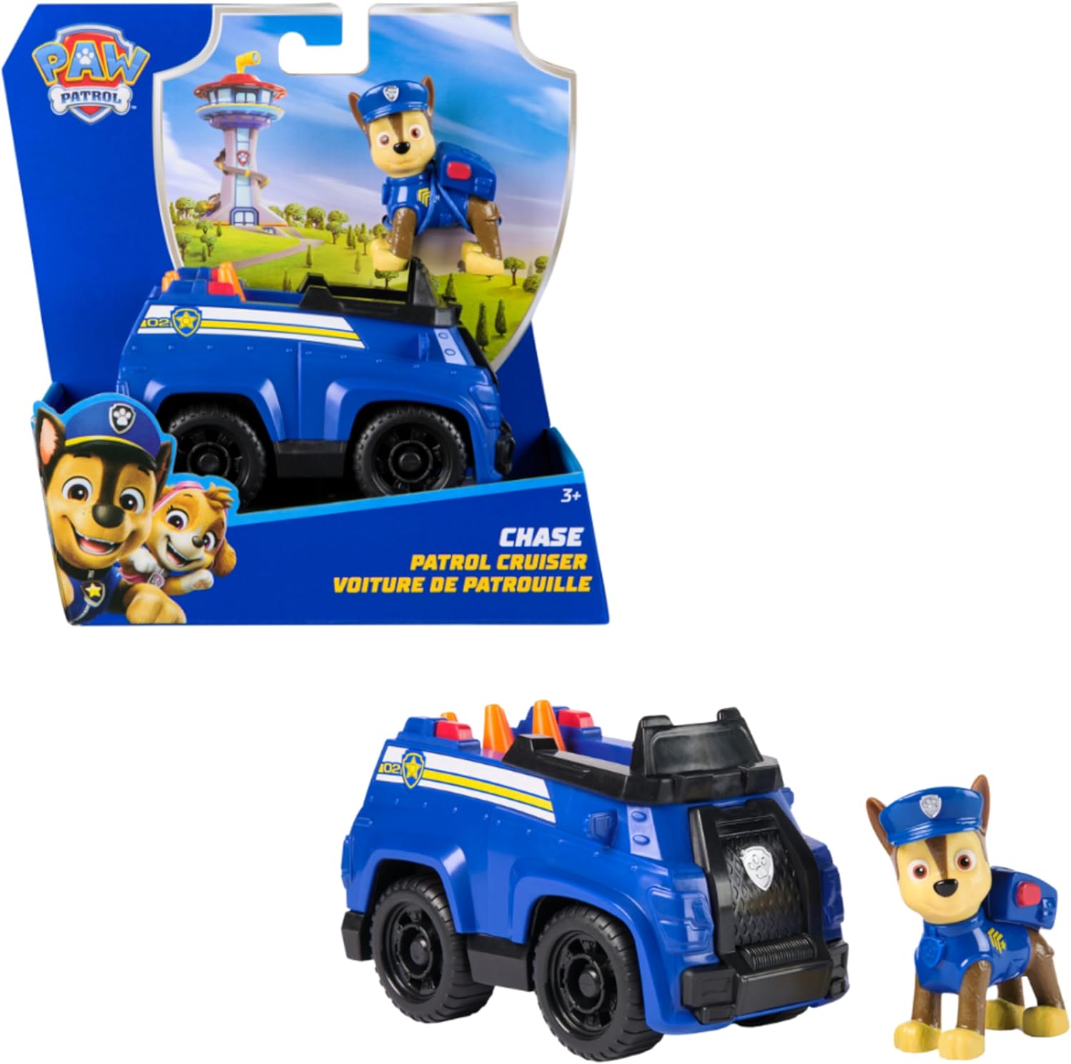 Alternative view of Paw Patrol, Tracker oyun figürlü Jungle Cruiser (sürdürülebilir temel araç/ana araç), 3 yaşından büyük çocuklar için oyuncak