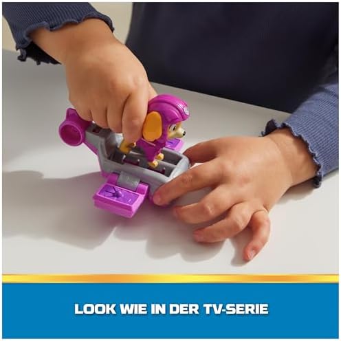 Alternative view of PAW PATROL, Action Pup, katlanabilir kanatlı mini kurtarma uçaklı oyun figürü, 3 yaşından büyük çocuklar için oyuncak