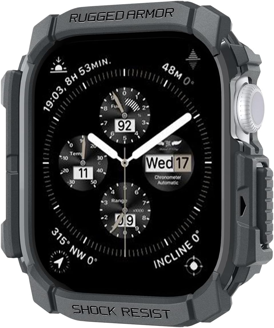 46mm Seri 11/10 ile Uyumlu Kılıf Rugged Armor Dark Gray - ACS08598
