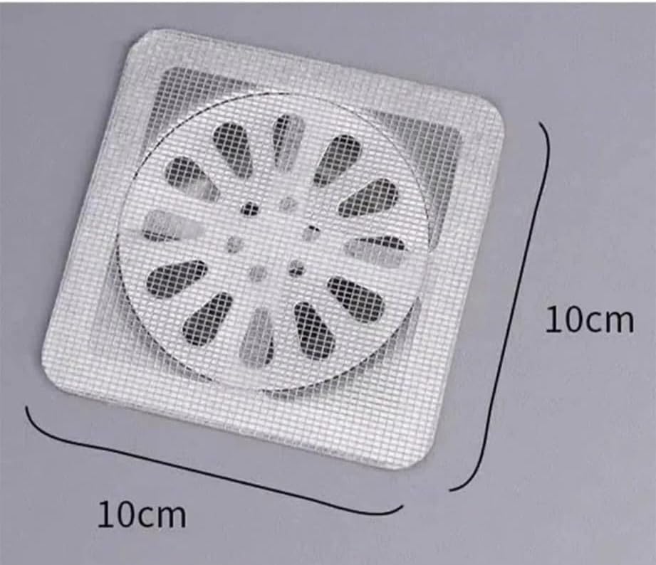 10 Tane, Banyo Gider Süzgeci, Paslanmaz Lavobo Süzgeci, Gider Kapağı, Sinekli, Böcek Önleyici