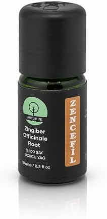 Unicuslife% 100 Saf Doğal Zencefil Yağı (Seyreltilmemiş) 10 Ml