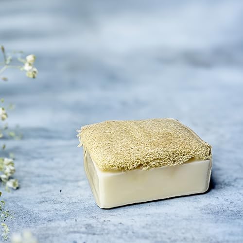 Doğal Kabak Lifli Eşek Sütü Sabunu ve Kabak Lifli Keçi Sütü Sabunu 2'li Set