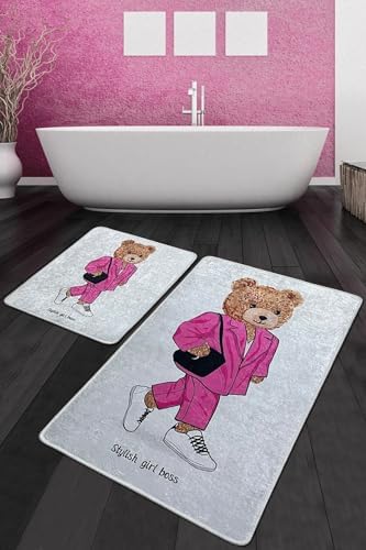 Boss Banyo Halısı Djt 2li Set