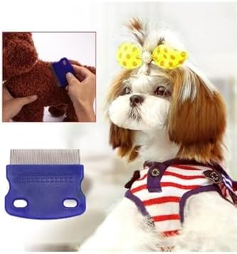 Evcil Hayvan Bit Tarağı Kedi Köpek Bit Pire Sirke Temizleme Toplama Tarağı 6 Cm