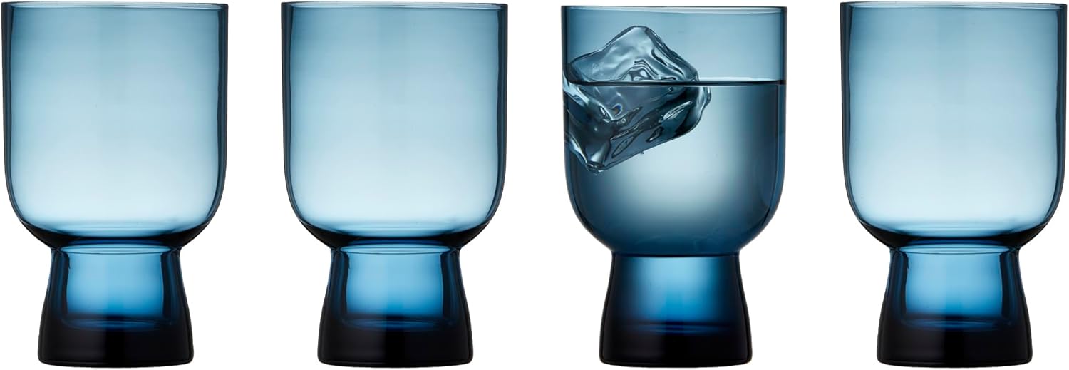 Alternative view of Glas Sorrento Su Bardağı 4 Adet 30 Cl Mavi