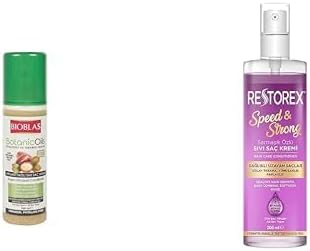Bioblas Argan Yağlı Sıvı Saç Kremi 200 Ml + Restorex Sağlıklı Uzama Etkili Sıvı Saç Kremi 200 Ml