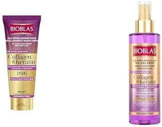 Bioblas Collagen&Keratin Bakım Kremi+ Sıvı Saç Kremi
