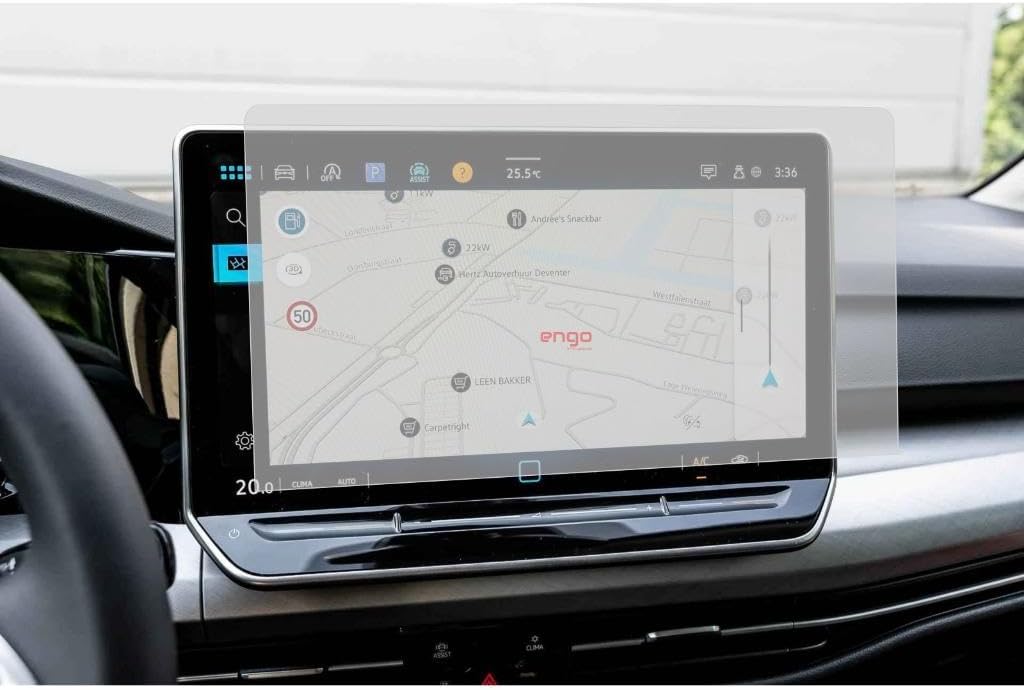 Alternative view of VW Golf 8 10.3 inç Multimedya ile Uyumlu Mat Ekran Koruyucu