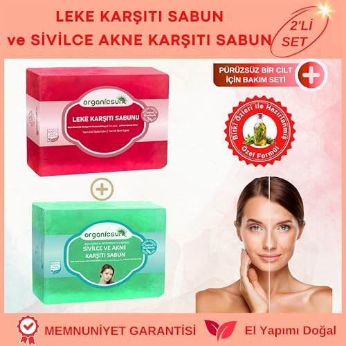 Alternative view of 2'li Set Doğal Leke Karşıtı Sabun ve Sivilce ve Akne Karşıtı Sabun Yüz Sabun Seti