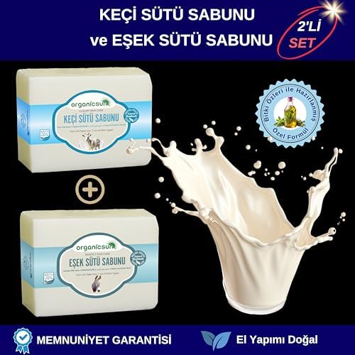 Alternative view of 2'li Set Doğal Keçi Sütü Sabunu ve Eşek Sütü Sabunu