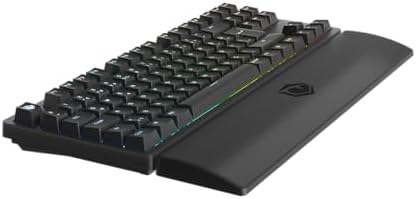 Pusat Pro TKL Tactile Red Switch 80 M Tıklama Kablolu Mekanik RGB Oyuncu Klavyesi (Siyah)