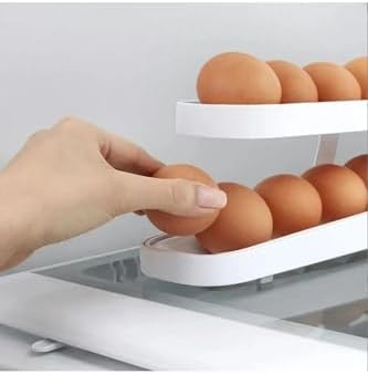 TOPTAN Pratik Buzdolabı Yumurta Standı 2 Katlı Raf Buzdolabı Organizer