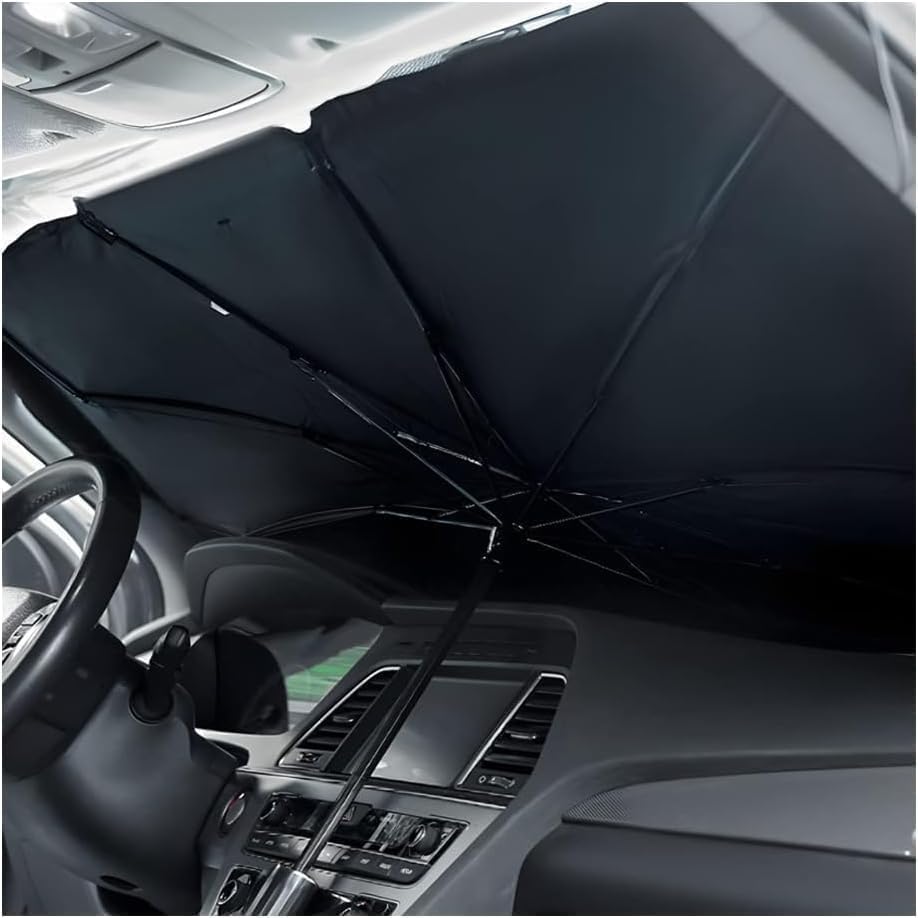 Alternative view of Araba Güneşlik İç Ön Cam, Katlanır Araba Güneşliği Şemsiyesi, UV Işınlarının% 99,9'unu Engeller, Arabalar, SUV'lar, Kamyonlar için (130x75cm) (KALİTELİ KILIF HEDİYE).