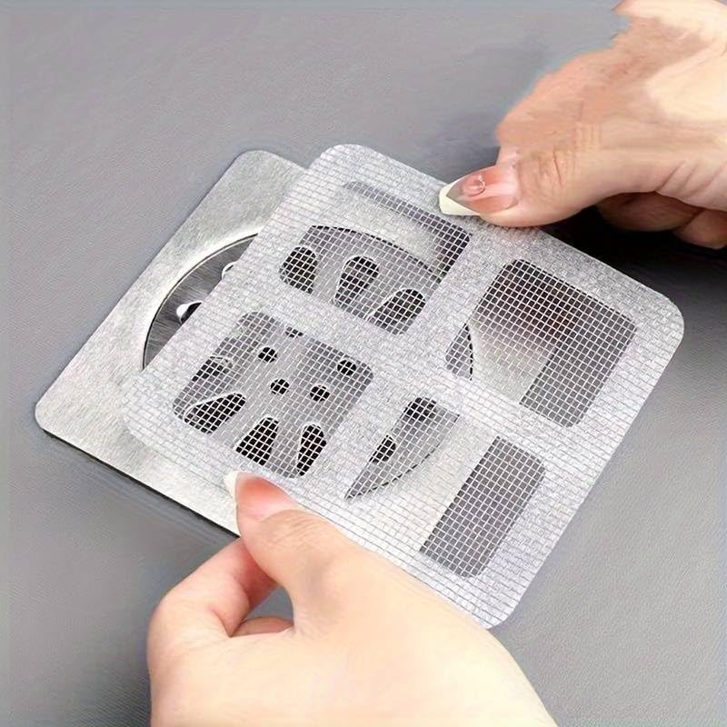 Alternative view of Gider Süzgeci Banyo Duş Tuvalet,Böcek ve Haşere Engelleyici, Saç Küvet Drenajı Kapağı, 10 Adet, 10x10 Cm, Yapışkanlı 1.SINIF