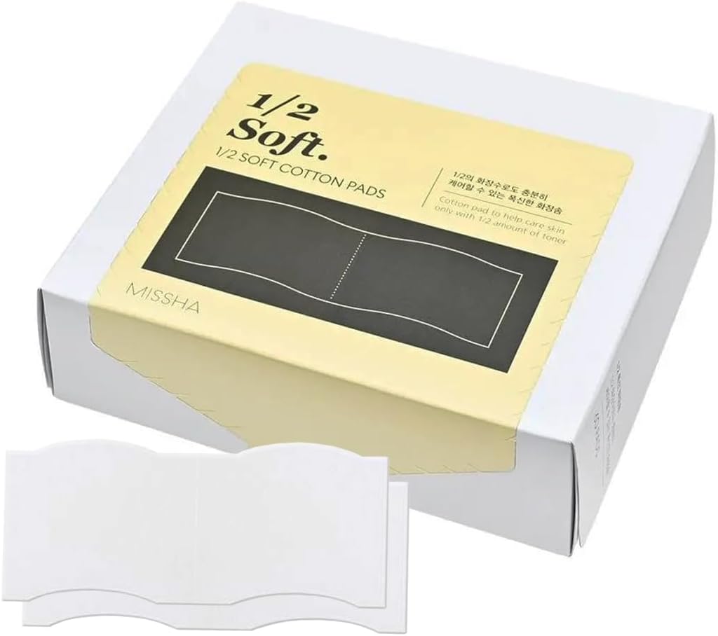 Çok Amaçlı Pamuk Makyaj Pedleri 60adet1/2 Soft Pads