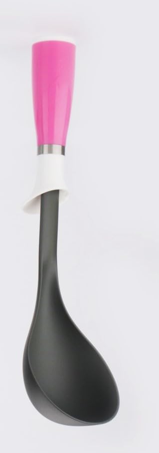 Plastik Kepçe Çorba Kepçesi Sos Çorba Kepçesi 32 cm Pembe