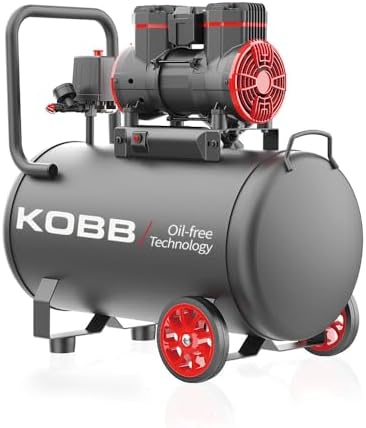 Alternative view of KBK50S 2.0HP 50Lt 8Bar Yağsız Sessiz Taşınabilir Hava Kompresörü