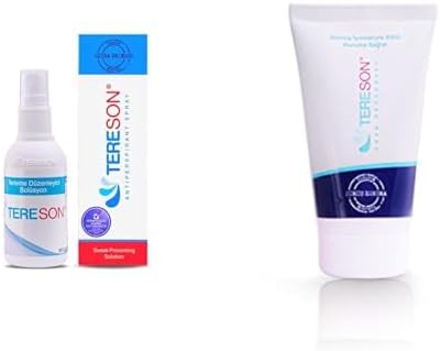 Tereson El,Ayak ve Koltuk Altı Terleme Düzenleyici Solüsyon 50 mL ve TeresonGümüş İyon Korumalı Krem Deodorant (40 ml)