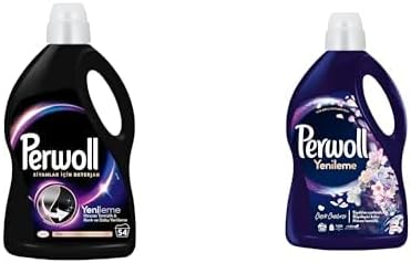 Yenileme Siyahlar için Sıvı Deterjan 54 Yıkama 2.97 Lt ve  Çiçek Cazibesi Koyu Renkler 2.75L
