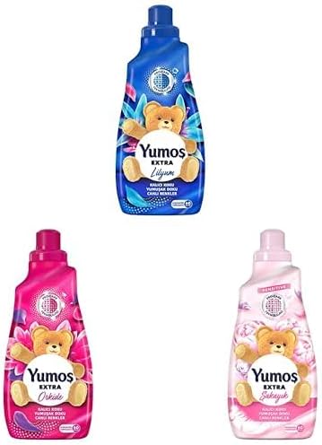 Yumoş Çamaşır Yumuşatıcısı Lilyum 1440 ml ve Yumoş Konsantre Çamaşır Orkide 1440 ml ve Yumoş Konsantre Çamaşır Yumuşatıcısı 1440 ml