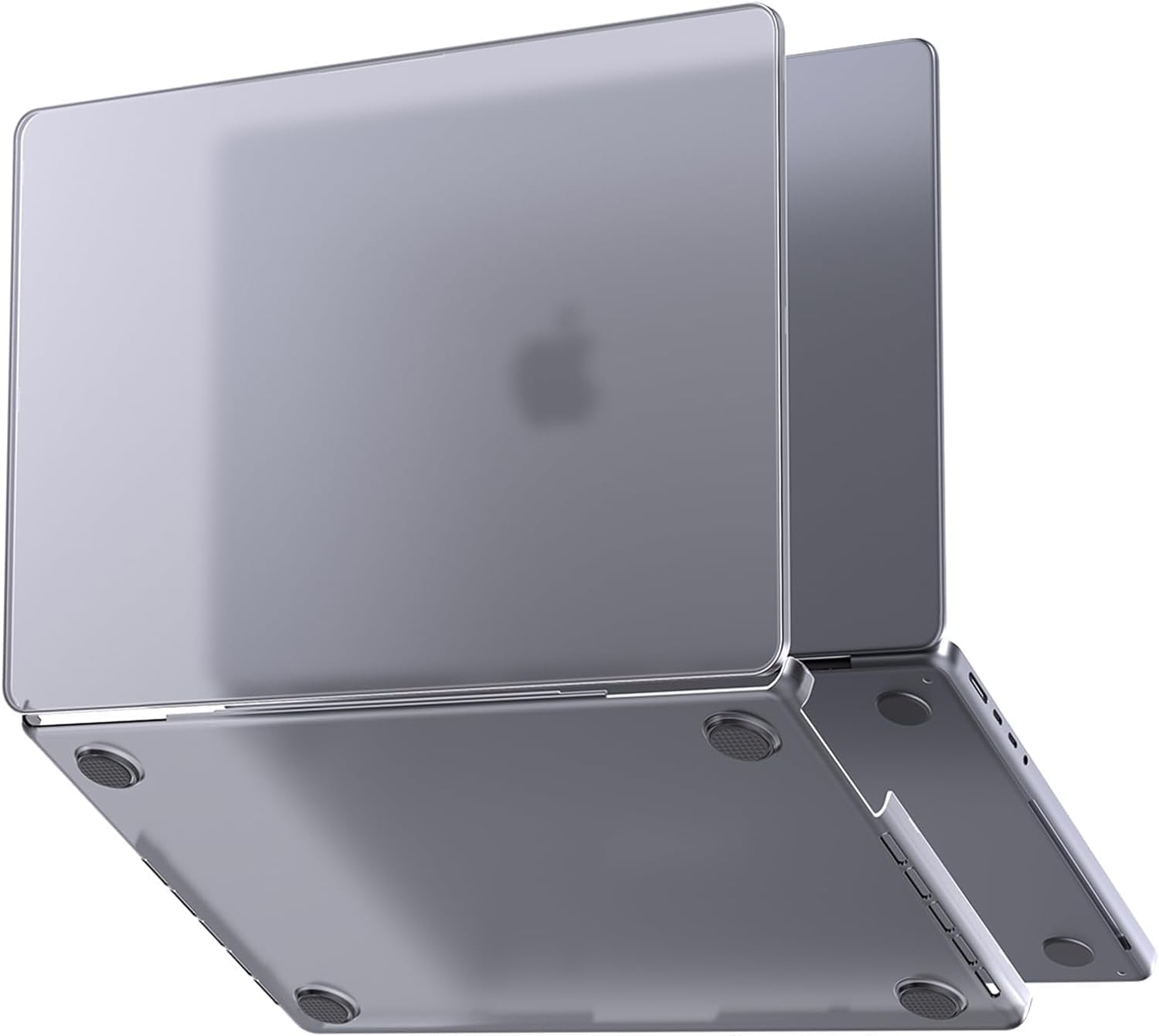 Alternative view of MacBook Air 15,3 ile Uyumlu M4 (A3241) M3 (A3114) M2 (A2941) Polikarbonat Sert Koruyucu Çizilme ve Darbe Önleyici Kılıf (Mat-Uzay Gri, 15 inç 2023-2024)