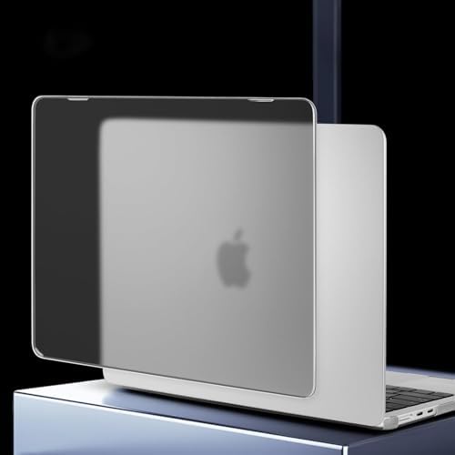 MacBook Air 13,6 ile Uyumlu M5 (A3449) M4 (A3240) M3 (A3113) M2 (A2681) Polikarbonat Sert Koruyucu Çizilme ve Darbe Önleyici Kılıf (Mat-Uzay Gri, 13.6 inç 2022-2023-2024-2025-2026)