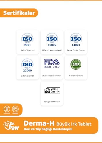Alternative view of Derma H Plus/Deri ve Tüy Sağlığı Destekleyici Premium Tablet (60 adet/120gr)
