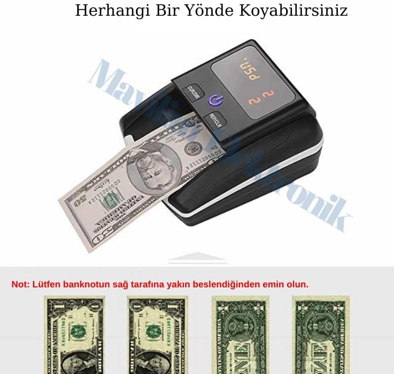 Alternative view of AL-130 F5 SahtePara Kontrol Makinesi 5 Ülke Parası