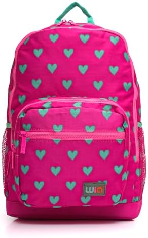 Wia Kalp Desenli Kız Çocuk Okul Sırt Çantası, Standart, WS-001, Pembe, kız-çocuk