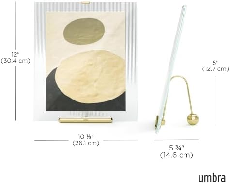 Flute Resim Çerçevesi, 20x25 cm, Pirinç Rengi, Modern Minimalist Masa Çerçevesi