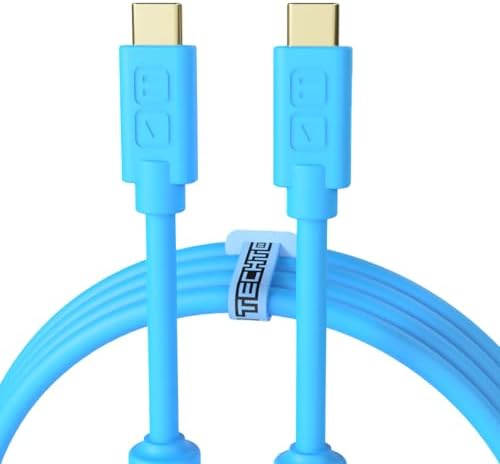 Alternative view of DJ TechTools Chroma USB-C to C - 2mt | Blue