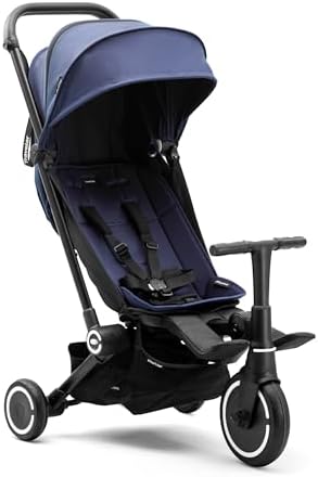 Alternative view of SmarTrike Traveler Hepsi Bir Arada Aktif Kabin Boy Bebek Arabası ve Bisiklet (6 Ay – 4 Yaş) - Midnight Blue