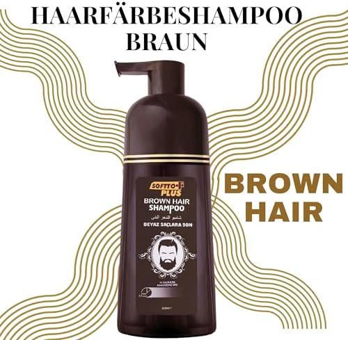 SOFTTO PLUS BROWN HAIR SHAMPOO 350 ML