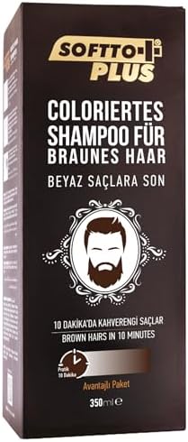 Alternative view of SOFTTO PLUS BROWN HAIR SHAMPOO 350 ML