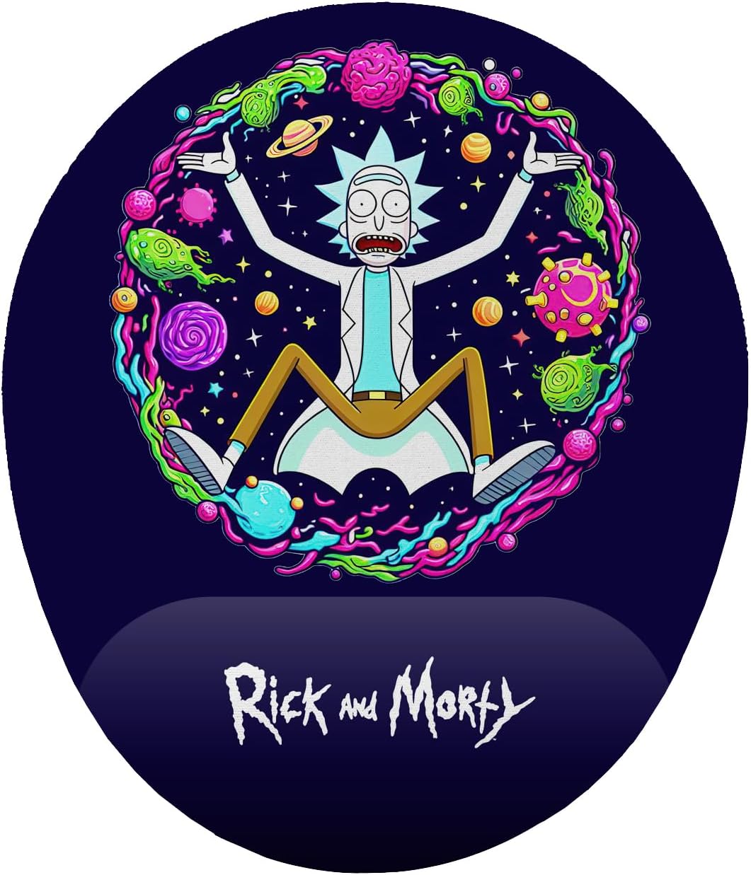 Alternative view of And Morty Bilek Destekli Mouse Pad