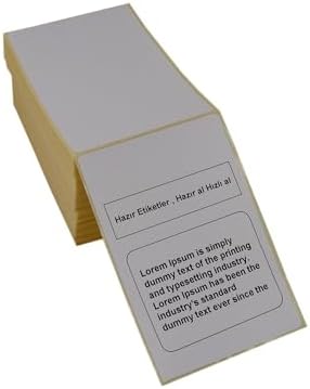 Alternative view of 100mm X 150mm 500 Adetlik Paketlerde Lamine Termal Z Katlama Kargo Etiketi – Yazıcı Uyumlu, Yüksek Kaliteli Gönderi Etiketi (1 Paket)