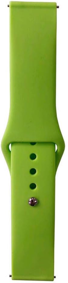 Alternative view of (4922) Yeşil Band Serisi 20mm Klasik Kordon Silikon Strap Kayış-Yeşil GT2 42mm ile uyumlu