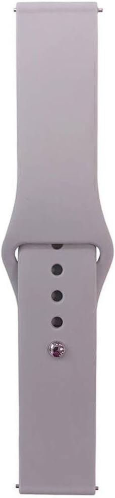 Alternative view of (4954) Cloud Gray Band Serisi 22mm Klasik Kordon Silikon Strap Kayış-Cloud Gray Gear S3 ile uyumlu
