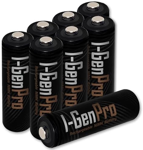 Pro P104 8 Adet AAA 1100 mAh Şarj Edilebilir İnce Kalem Pil 1.2V Ni-MH Şarjlı Pil