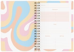 Le Süresiz Planlayıcı Spiralli Ajanda Defter 17x24 cm