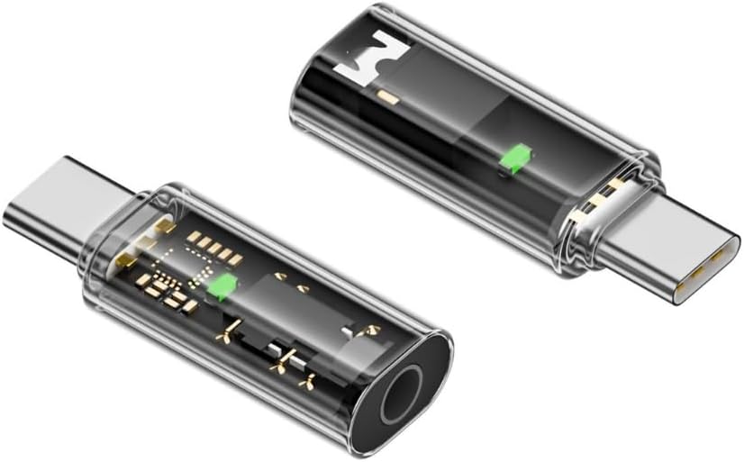 Alternative view of Type C to 3.5mm DAC Kulaklık Dönüştürücü 15 ve Type C Telefon ile Uyumlu Çevirici OTGAX