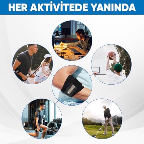 Alternative view of Flexy Medical Dirsek Ağrısı için Ayarlanabilir Epikondilit Bandajı, Medial Lateral Ağrı ve Tendinit için Dirsek Bandajı, Golfçü ve Tenisçi Dirseği, Dirsek Ağrısı, Dirsek Desteği, Bursit, Dirsek Bandı