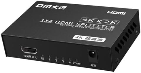 Alternative view of DM CHB079 4K 30Hz 1 Giriş 4 Çıkış HDMI Splitter Çoklayıcı
