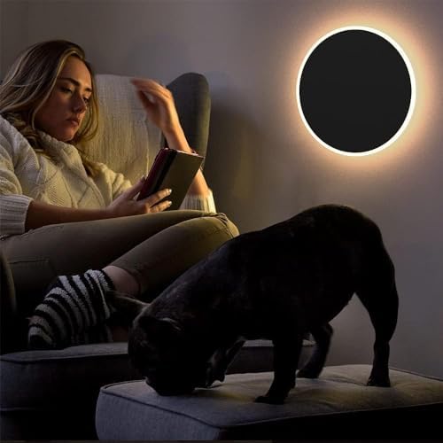Dekoratif Led Işık Dokunmatik Renk Geçişli Duvar Aydınlatma 6w 14cm Luna Hero Led Aplik Üç Renk Işık