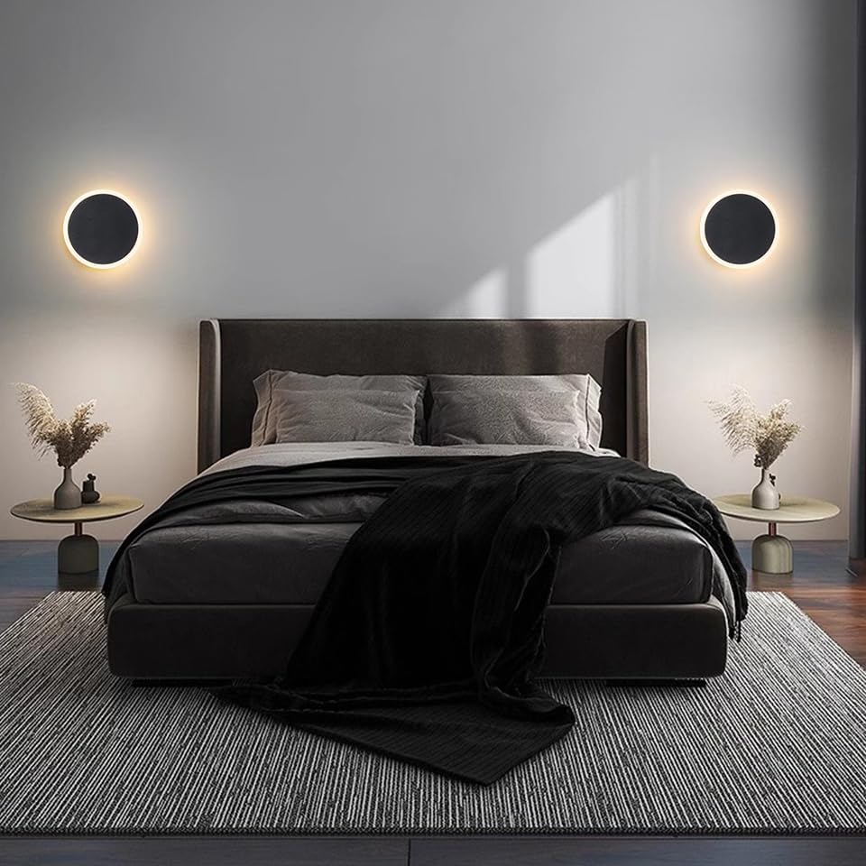 Alternative view of Dekoratif Led Işık Dokunmatik Renk Geçişli Duvar Aydınlatma 6w 14cm Luna Hero Led Aplik Üç Renk Işık