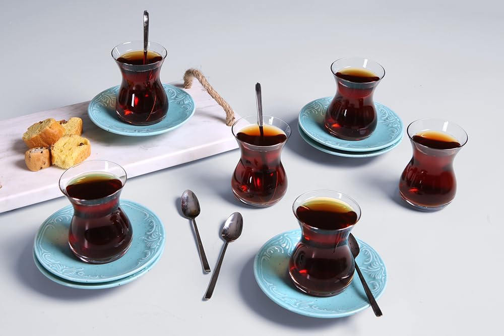 Alternative view of Suzanne Seasons Turkuaz 6 Kişilik Çay Takımı