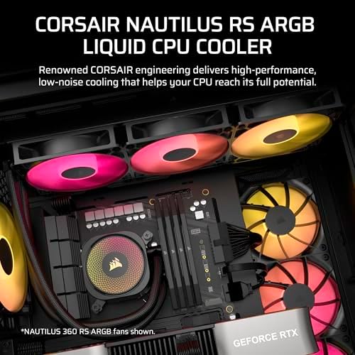 CORSAIR Nautilus 240 RS ARGB AIO İşlemci Soğutucusu (CW-9060092-WW)